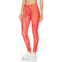 Odlo Ebe Long Trousers Γυναικείο Κολάν Μακρύ Ψηλόμεσο Πορτοκαλί 349341-70594