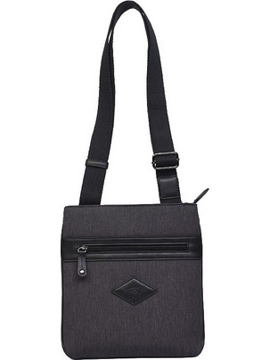 Lee Cooper Ανδρική Τσάντα Ώμου / Χιαστί Μαύρη 24674-07