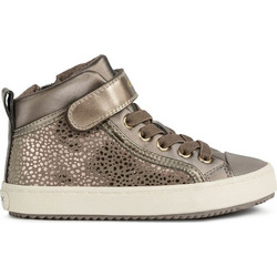 Geox Kalispera Παιδικά Sneakers Μποτάκια Χρυσά J744GI0DHAJC5005