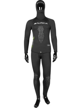 Salvimar Wet Drop Cell Ολόσωμη Στολή Κατάδυσης Ξυρισμένη Neoprene με Επιστήθιο για Αυτόνομη Κατάδυση 5.5mm