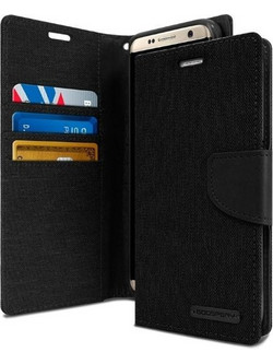 GOOSPERY CANVAS DIARY CASE HUAWEI MATE 30 LITE - BLACK