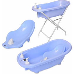 Lorelli Bertoni Μπανάκι Μωρού Blue με Βάση + Γλίστρα
