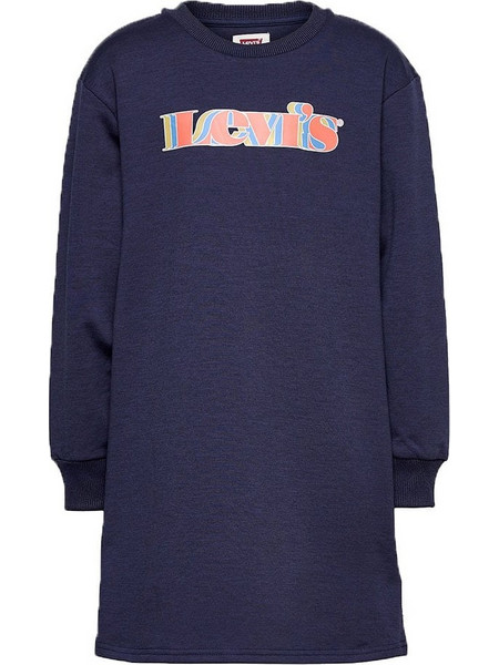 Levi's Παιδικό Φόρεμα Navy Μπλε 4ED735