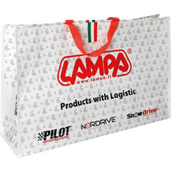 Lampa ΤΣΑΝΤΑ ΧΑΡΤΙΝΗ ΔΙΑΦΗΜΙΣΤΙΚΗ ΜΕ ΛΑΒΕΣ LAMPA (XL) 695x455x185mm L9930.8