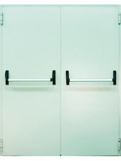 Mobiak Πόρτα Πυρασφάλειας Μεταλλική Γκρι 160x205cm MBK06-DL205-160