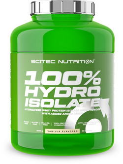 Scitec Nutrition 100% Hydro Isolate Vanilla Πρωτεΐνη Ορού Γάλακτος Γράμμωσης Χωρίς Γλουτένη 2kg