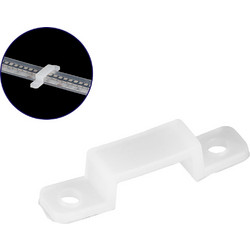 GLOBOSTAR(R) IPTUBE-A 70901 Βάση Στήριξης για Κανάλι Σιλικόνης Στεγανοποίησης Αδιάβροχο IP68 - Διάφανο - Μ2.7 x Π0.6 x Υ0.5cm 70901