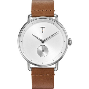 Tylor Retro Ανδρικό Ρολόι με Καφέ Δερμάτινο Λουράκι TLAH001