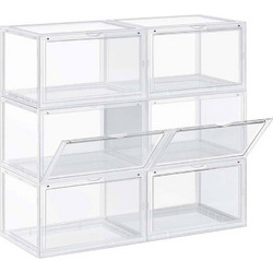 Songmics Παπουτσοθήκη Πλαστική Μ36xΠ28xΥ22cm LSP06CW