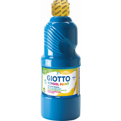Τέμπερa Giotto Μπουκάλι 500ml School Paint Κυανό