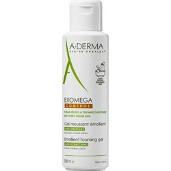 A-Derma Exomega Control Gel Moussant Emollient Σαμπουάν κατά της Ξηροδερμίας 500ml