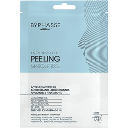 Byphasse Skin Booster Peeling Sheet Μάσκα Προσώπου για Καθαρισμό με Αλόη