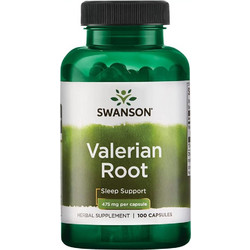 Swanson Valerian Root 475mg 100 Κάψουλες