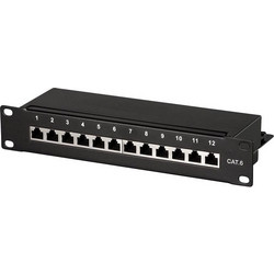 CAT Patch Panel Rack 12 Θυρών Cat.6 Shielded