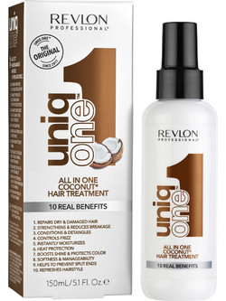 Revlon Uniq One All In One Coconut Spray Μαλλιών για Όγκο Προστασία Χρώματος Επανόρθωση & Φριζάρισμα 150ml