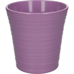 Κεραμικό κασπώ μώβ Φ14 cm Χ 13 cm Υ OEM Μώβ
