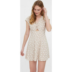 Vero Moda Jesmilo Mini Καλοκαιρινό Φόρεμα Μπεζ 10260353