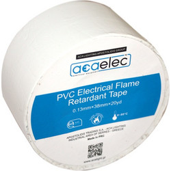 ΤΑΙΝΙΑ ΜΟΝΩΤΙΚΗ PVC ACAELEC ΛΕΥΚΗ 0.13mmx38mmx20yds - DY00000031