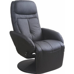 PoliHome Πολυθρόνα Relax Ανακλινόμενη Δερματίνη Sylvia 162398349