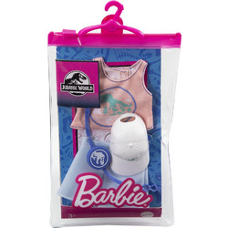 Mattel Barbie Fashions Jurassic World Μπλούζα με Τζιν Φούστα