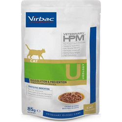 Virbac Veterinaty HPM Urology Dissolution & Prevention Adult with Meat in Gravy 85gr