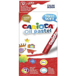 Λαδοπαστέλ Oil Pastels Carioca 12 Χρώματα