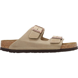 Birkenstock Arizona Soft Footbed Ανδρικά Σανδάλια Ανατομικά Εκρού 55281