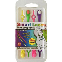 Λαστιχοκορδόνια Πολύχρωμα Smart Laces - 14 Τεμάχια (9250)