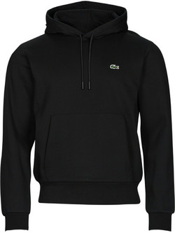 Lacoste Ανδρικό Φούτερ με Κουκούλα & Τσέπες Μαύρο 3SH9623-031
