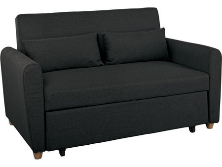 Woodwell Motto Διθέσιος Καναπές Κρεβάτι Ανθρακί 145x89x86cm Ε992,2