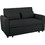 Woodwell Motto Διθέσιος Καναπές Κρεβάτι Ανθρακί 145x89x86cm Ε992,2