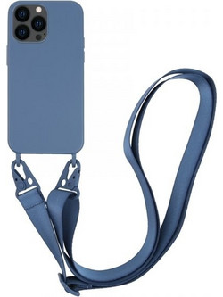 Vivanco Necklace Back Cover Blue (iPhone 13 Pro)