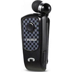 Fineblue F-Plus Ακουστικό Bluetooth In Ear Πέτου Black