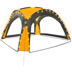 vidaXL Τέντα Παραλίας Πορτοκαλί 360x360x230cm 92238