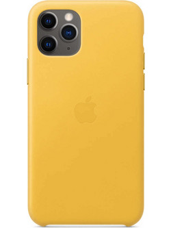 Apple Leather Case Meyer Lemon (iPhone 11 Pro)