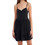 Funky Buddha Mini Καλοκαιρινό Καθημερινό Φόρεμα Μαύρο FBL005-106-13