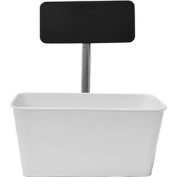 Plastona Κασπώ Μεταλλικό Λευκό 26x12x12cm 00.05.5966A