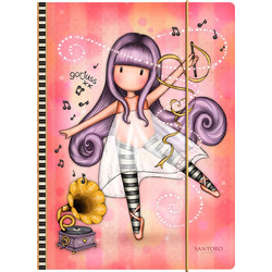 GORJUSS SANTORO MELODIES ΦΑΚΕΛΟΣ ΜΕ ΛΑΣΤΙΧΟ LITTLE DANCER (812GJ10)