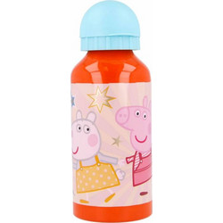 Must Peppa Pig Παιδικό Μπουκάλι Θερμός Αλουμινίου BPA Free Πορτοκαλί 400ml
