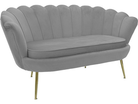 Pakoworld Daimon Διθέσιος Καναπές Βελούδινος 134x70x77cm 128-000005