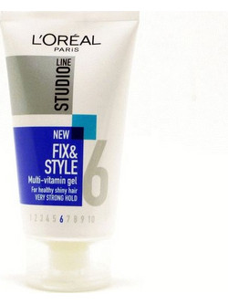 L'Oreal Paris Fix & Style 04 Gel Μαλλιών Ανδρικό Δυνατό Κράτημα 150ml