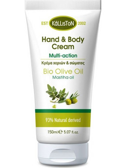 Kalliston Bio Olive & Mastic Hand & Body Ενυδατική Κρέμα Σώματος 50ml