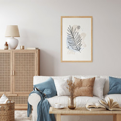 ΑΦΙΣΑ WALL-DESIGN MINIMAL BOHO 2 49503 (PVC/PLEXIGLASS ΧΡΩΜΑ ΦΥΣΙΚΟΥ ΞΥΛΟΥ) 30x40cm