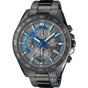 Casio Edifice Ανδρικό Ρολόι Χρονογράφος με Μαύρο Μεταλλικό Μπρασελέ EFV-550GY-8AVUEF Casio Edifice Ανδρικό Ρολόι Χρονογράφος με Μαύρο Μεταλλικό Μπρασελέ EFV-550GY-8AVUEF