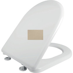 Elvit 0016 Καπάκι Λεκάνης D-Shape από Βακελίτη Μπεζ 47x35.3cm 0016-BEIGE