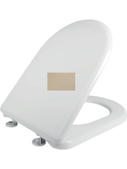 Elvit 0016 Καπάκι Λεκάνης D-Shape από Βακελίτη Μπεζ 47x35.3cm 0016-BEIGE