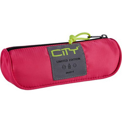 City Eclair Satins Κασετίνα Βαρελάκι Ροζ 28399
