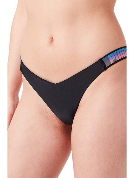 Puma V-Shape Brief Swim Αθλητικό Γυναικείο Μαγιό Bikini Bottom Μαύρο 701211031-001