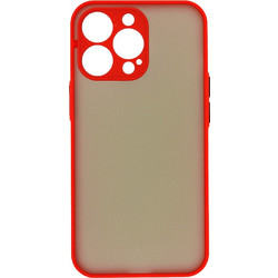 Mercury Camera Protect Peach Garden Bumper Back Cover Red (iPhone 13 Pro)