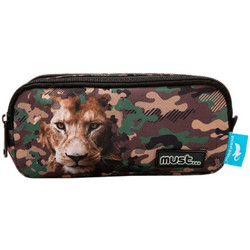 Must Animal Planet Λιοντάρι Κασετίνα με 2 Θήκες Καφέ 570850